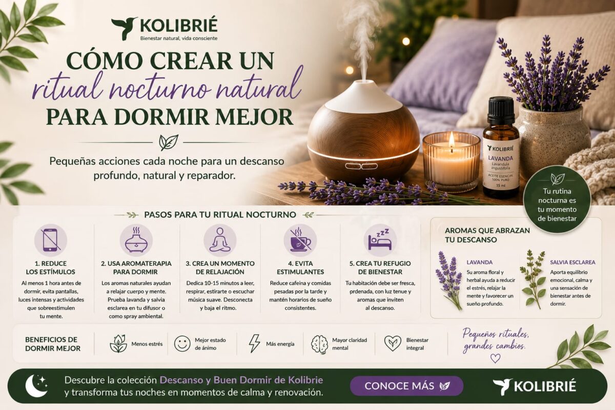 como crear un ritual nocturno natural - Kolibrie